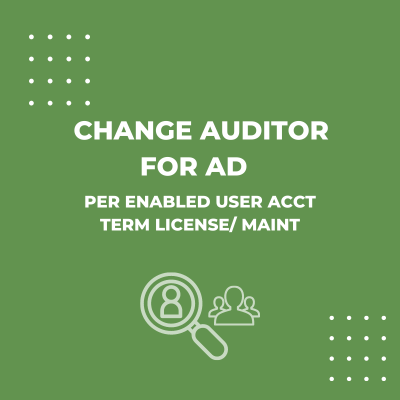 change auditor for AD